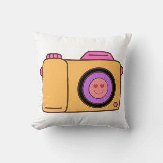 Camera Art Throw Pillow