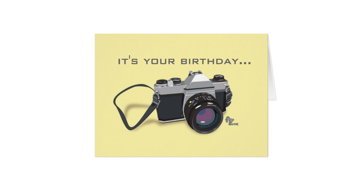 Camera Birthday Card