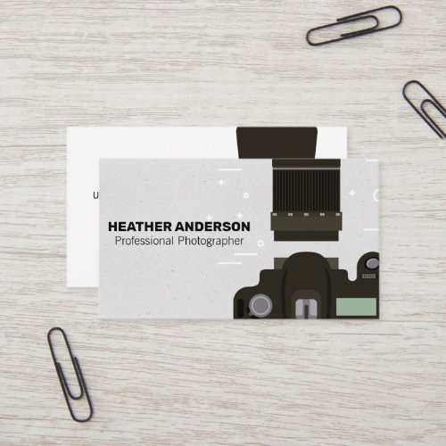 Camera Body and Lens Business Card