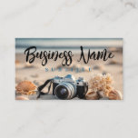 Camera Boho Beach Business Card