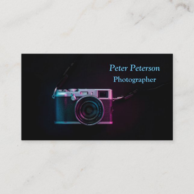Camera Business Card (Front)
