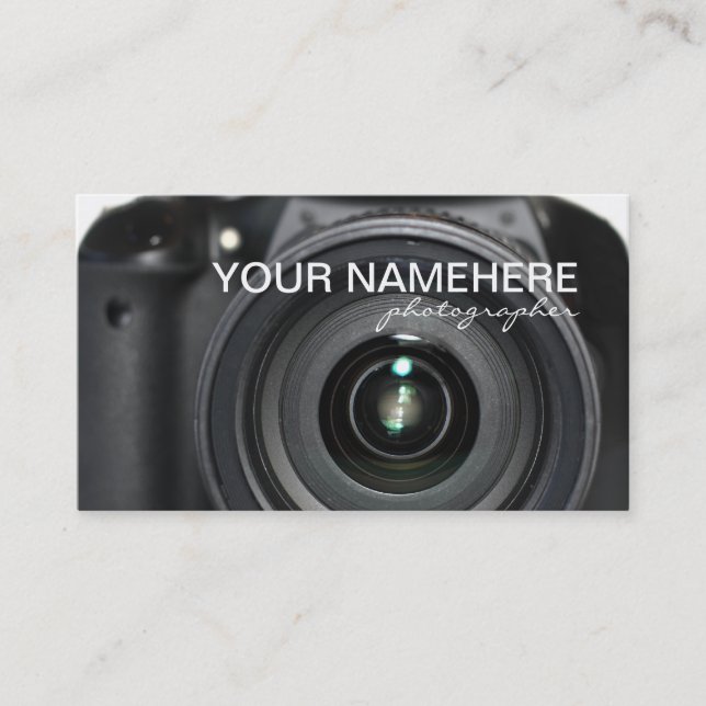 Camera Business Cards (Front)