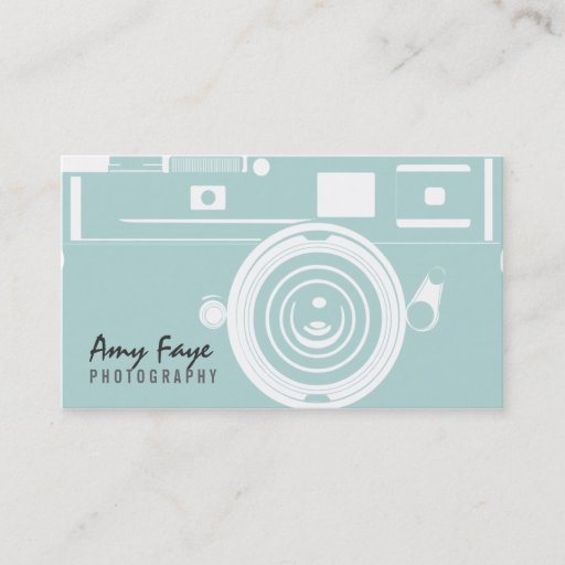 Customizable Camera Business Cards | Photography