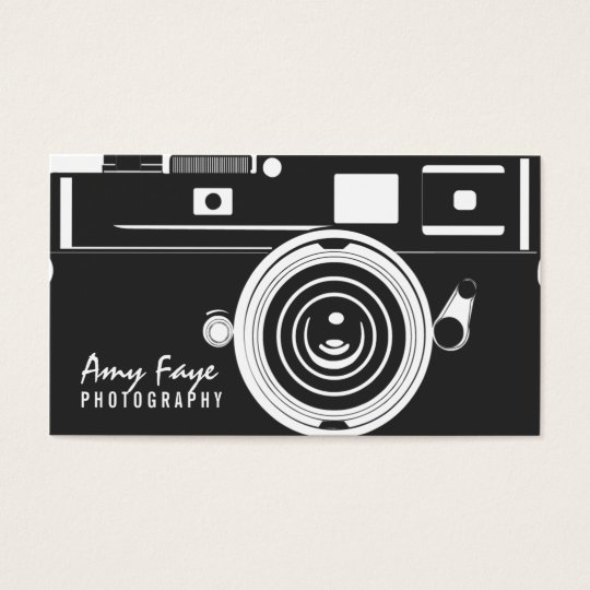 Camera Business Cards - Top 10 Photography Business Cards - Everything in one template qr code, front page user details, logo placement etc.