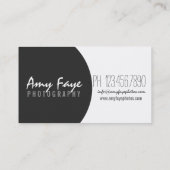 Camera Business Cards | Photography (Back)
