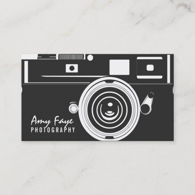 Camera Business Cards | Photography (Front)