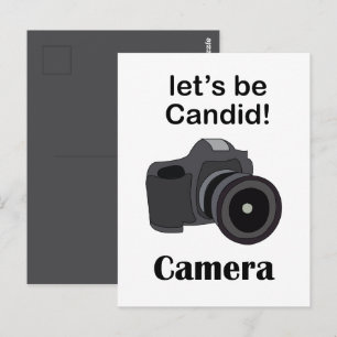 Camera Candid Photographer Postcard