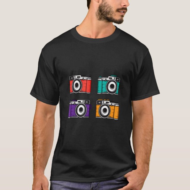 Camera Collection Vintage Collector T-Shirt (Front)