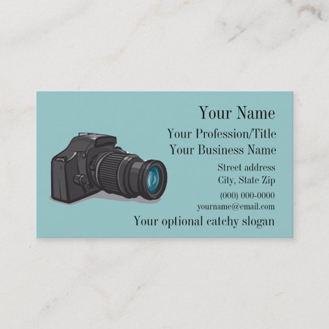 Camera Design Business Card (Front)