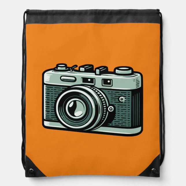 Camera Drawstring Bag (Front)