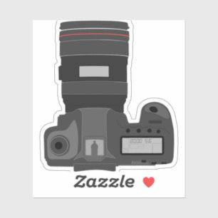 Camera DSLR Photography Sticker