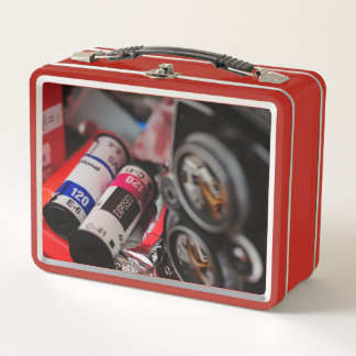 Camera & Film Metal Lunch Box