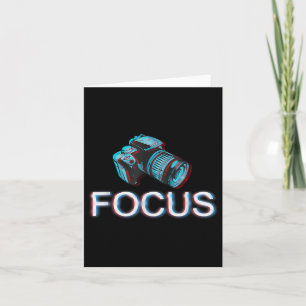 Camera Focus Motivation Card