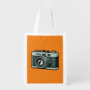 Camera Grocery Bag