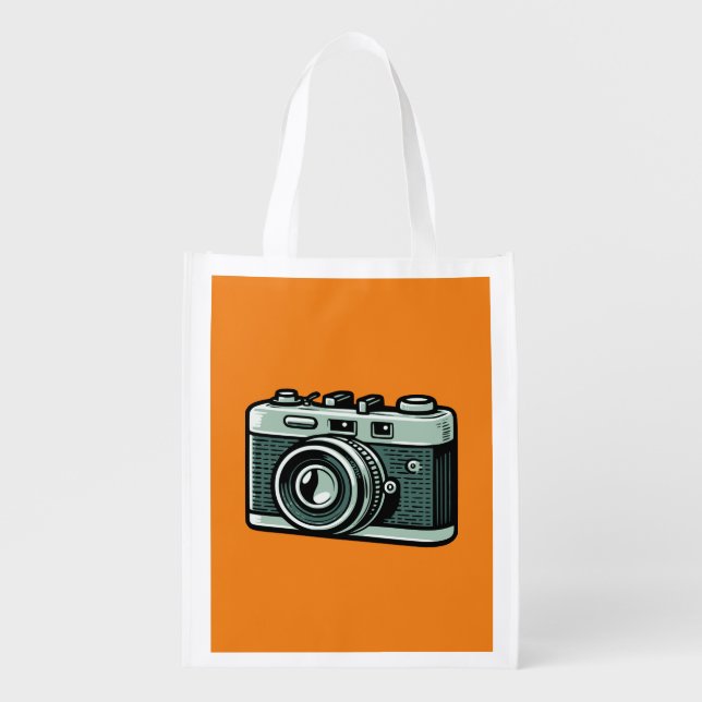 Camera Grocery Bag (Front)