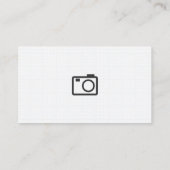 Camera Len & Light Flare Photography Photographer Business Card (Back)