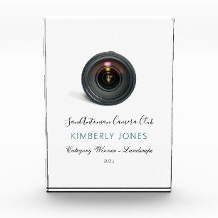 Camera Lens Acrylic Award