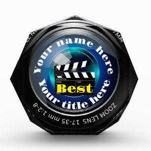 Camera Lens Decor Acrylic Award
