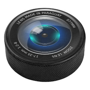 Camera Lens Ice Hockey Puck