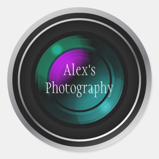 Camera Lens Photography Sticker