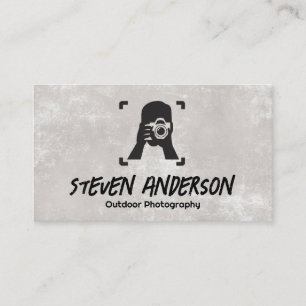 Camera Logo Photographer Artist Business Card