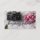 Camera + Marble Business Card