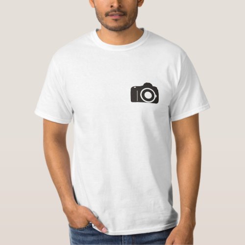 Camera Mens Value T_shirt