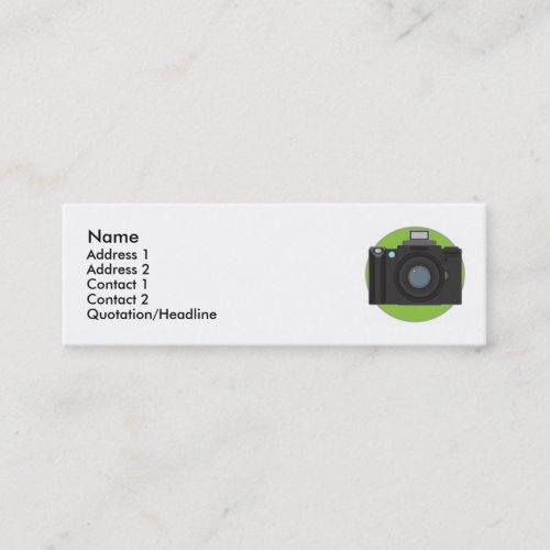 Camera Mini Business Card