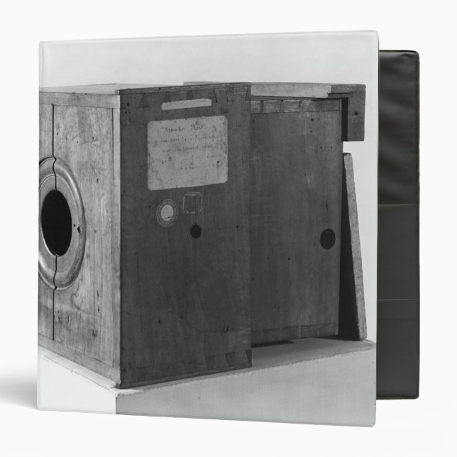 Camera of Joseph Nicephore Niepce, c.1816-22 Binder (Front/Inside)