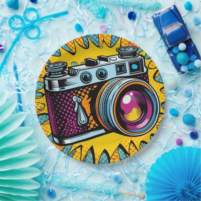 Camera paper plates! plates (Party)