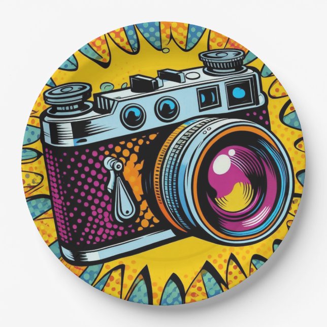 Camera paper plates! plates (Front)
