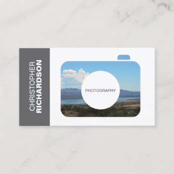Camera Photo Logo For Photographers Business Card by 1201am at Zazzle