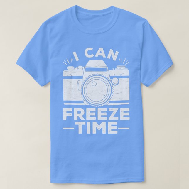 Camera Photograph Photographer Funny Photography T-Shirt (Design Front)