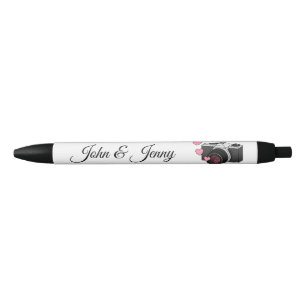 Camera Photographer Custom Wedding Favor Gift Pen