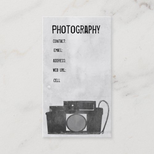 Camera Photography Business Card