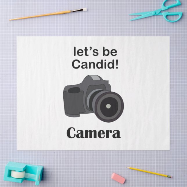 Camera Photography Candid Photographer Tissue Paper (Craft)