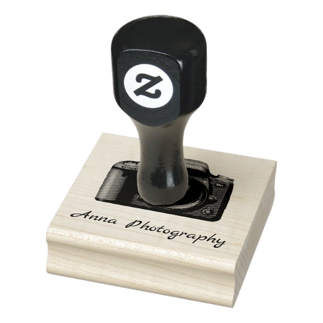 Camera Photography Design Wooden Stamp (Stamp)