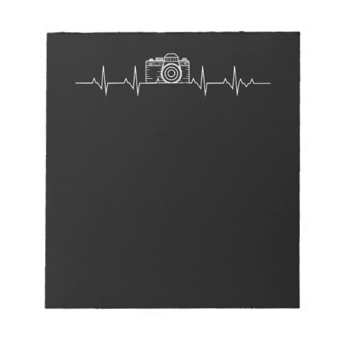 Camera Photography Heartbeat Photographers Notepad