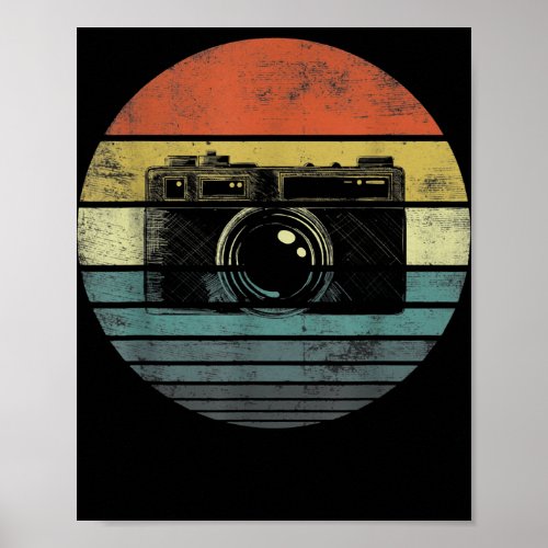 Camera Photography Lover Photographer Gift Poster
