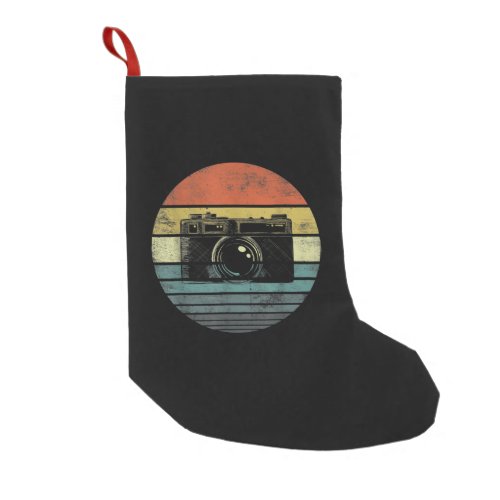 Camera Photography Lover Photographer Gift Small Christmas Stocking