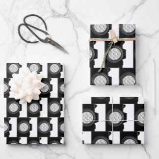 Camera Photography Theme Wrapping Paper Sheets