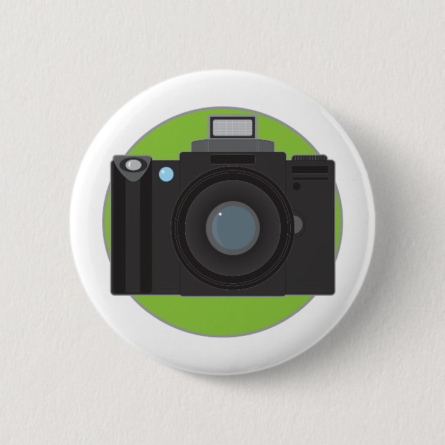 Camera Pinback Button (Front)