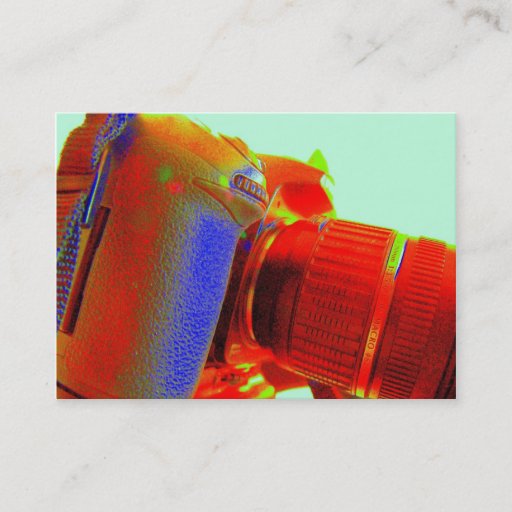 Customizable Camera Repair Business Card