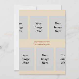 Camera Roll Multi Photo Holiday Card