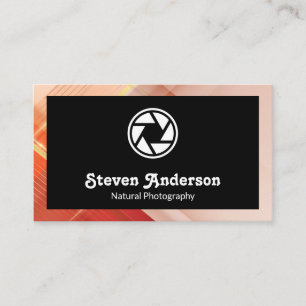 Camera Shutter Lens Logo Business Card