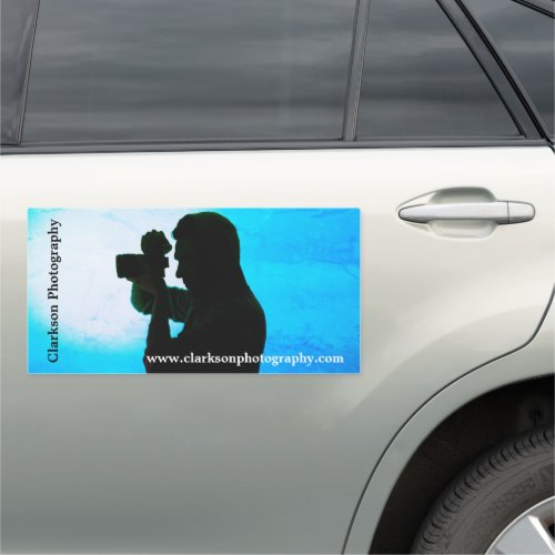 Camera Silhouette Photographer Photography Car Magnet