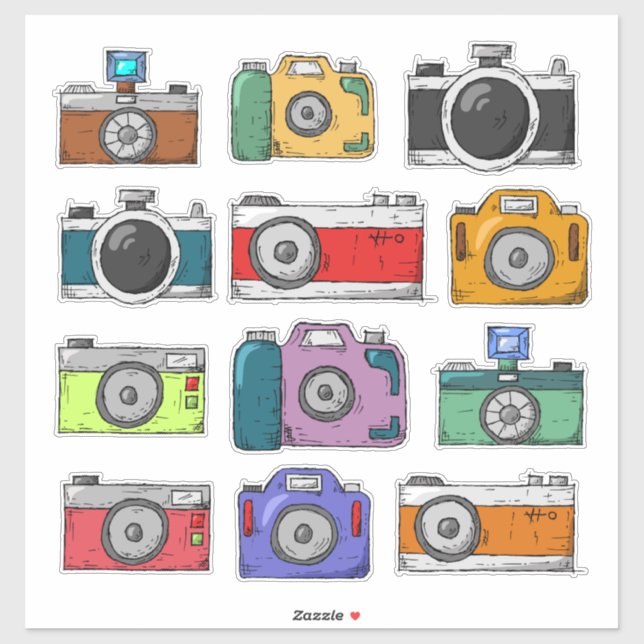 Camera Sticker (Sheet)