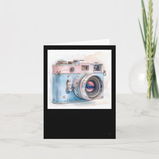 Camera Sticker  Card (Front)