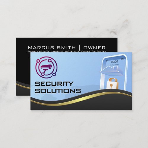 Camera  Tech Cyber Security Business Card