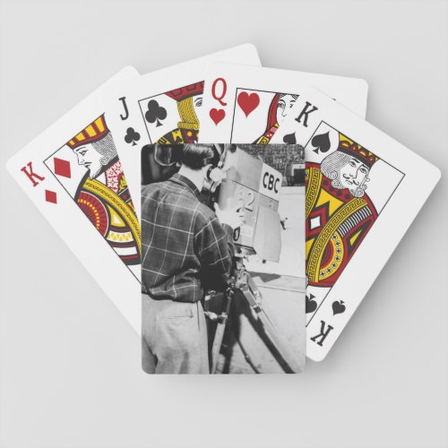 Camera Technician Playing Cards